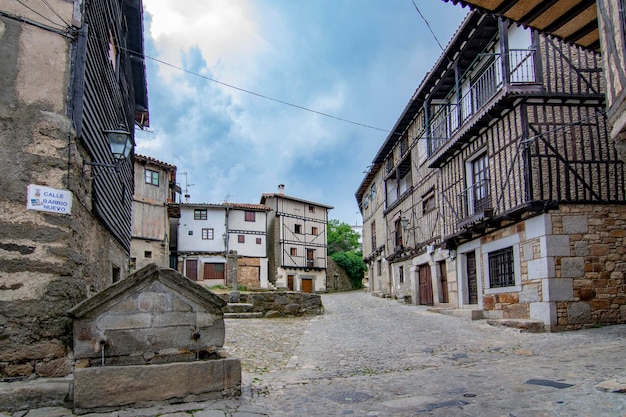 Fountain of the medieval village of La Alberca Salamanca