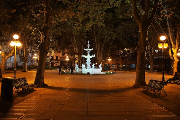 The fountain in Montevideo, Uruguay