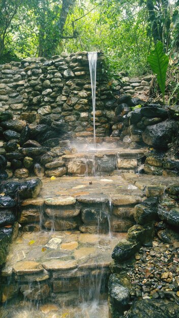 Photo fountain in park