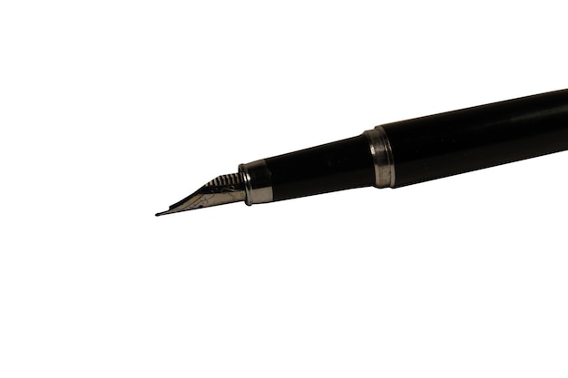 Fountain pen isolated on a white background