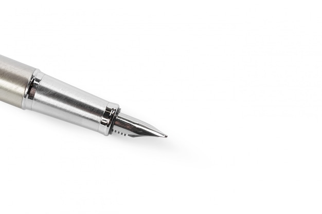 Fountain pen isolated on white 