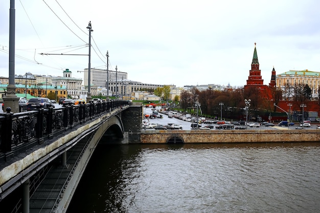 Fountains and statues in Moscow