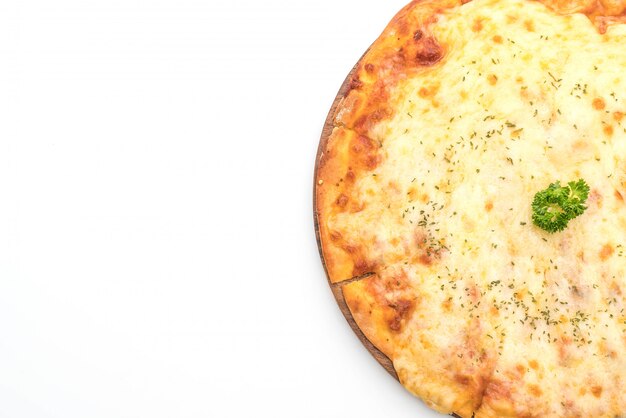 Foto quattro pizze al formaggio
