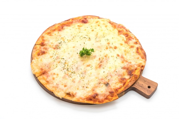 Foto quattro pizze al formaggio