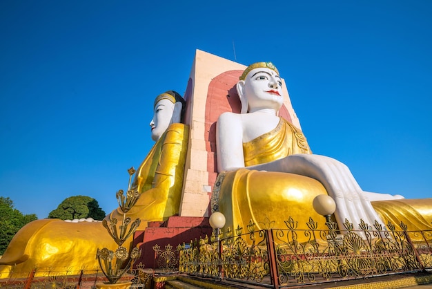 Four Faces of Buddha at Kyaikpun Buddha in Bago, Myanmar