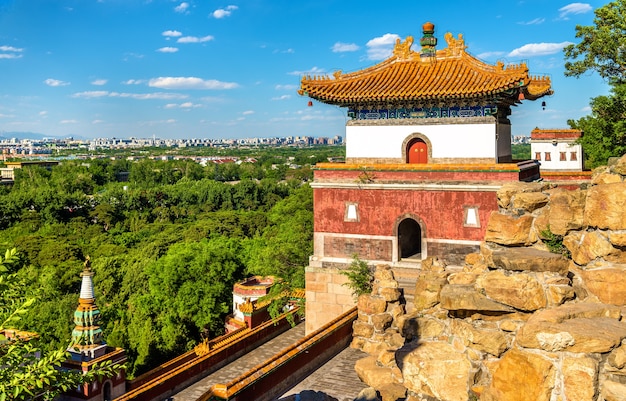 Four Great Regions Temple at the Summer Palace in Beijing, China