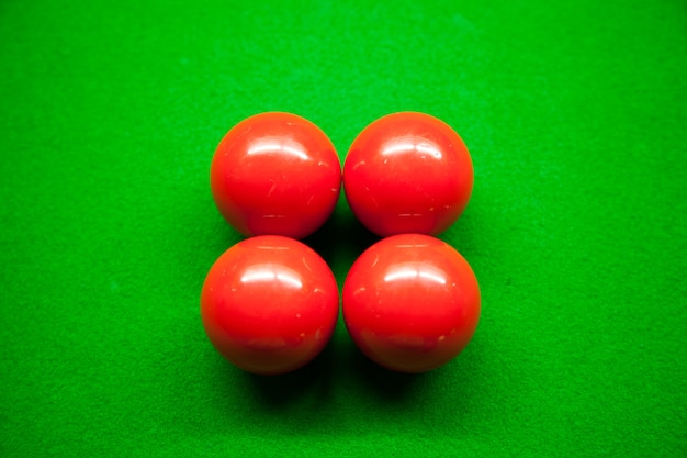 Photo four red balls and snook.