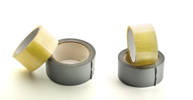 Photo four rolls of adhesive tape