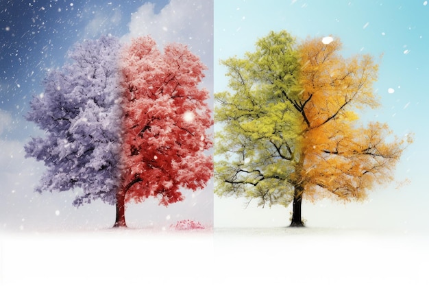 Photo four seasons year