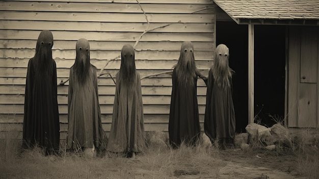 Four Witches In Misha Gordin Style A Southern Gothic Photograph By Edward Gorey