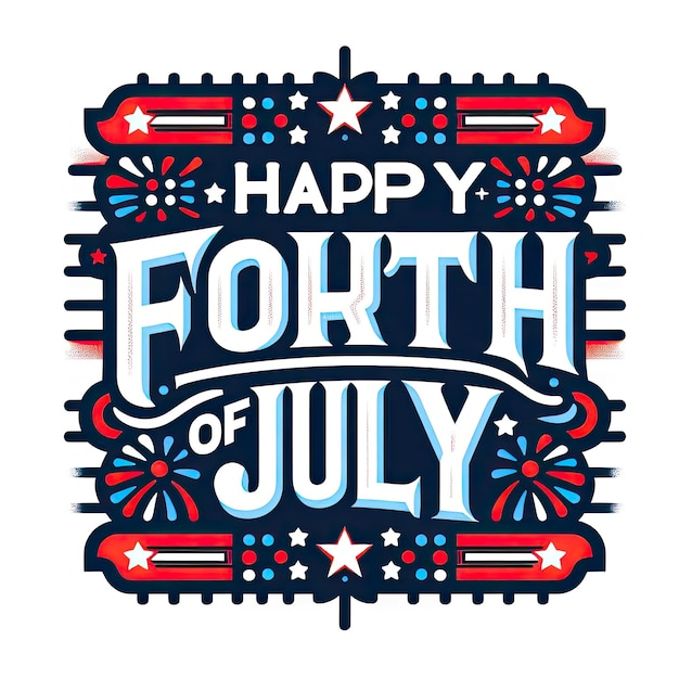 4th july birthday card