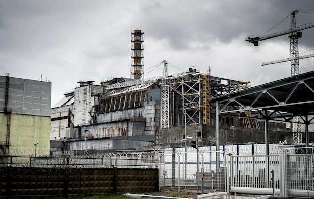 Фото Четвертый реактор чернобыльской атомной электростанции