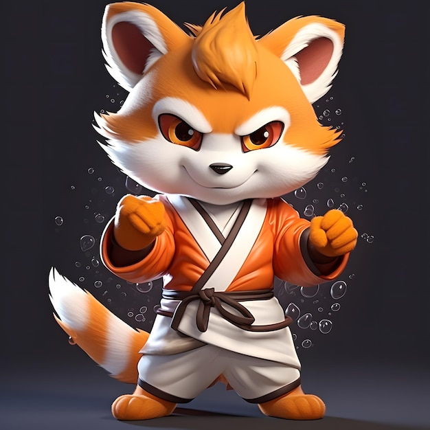 Fox anime cute character cartoon