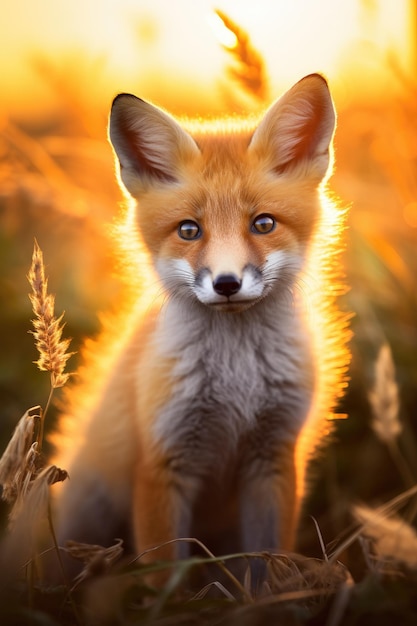 Fox baby Portrait