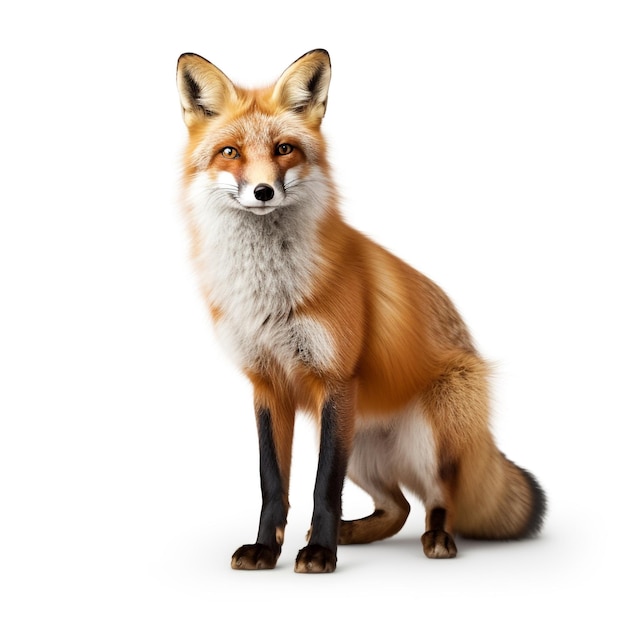 Fox clip art isolated