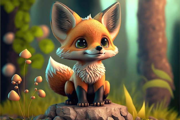 Fox from the disney animated movie fox