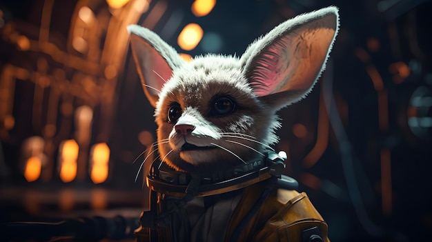 A fox from the guardians of the galaxy