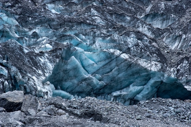 Fox Glacier Westland Tai Poutini National Park aan de westkust van het Zuidereiland van Nieuw-Zeeland, Nieuw-Zeeland