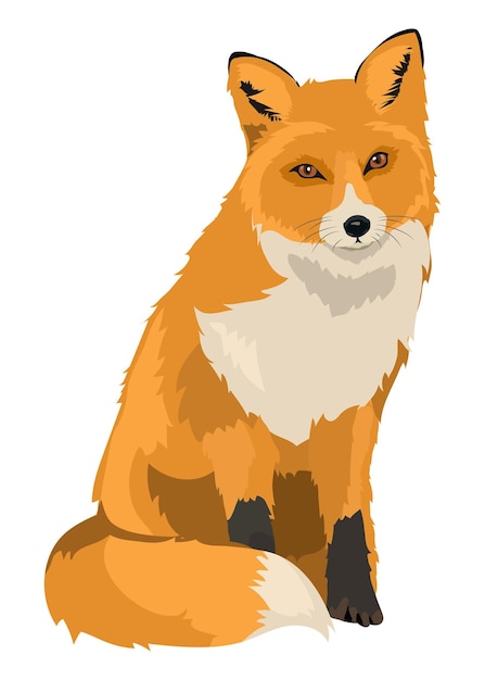 フォックス イラスト png スティッカー 透明 背景 透明