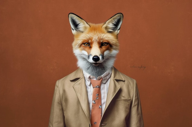 A fox in a jacket with the word mars on it