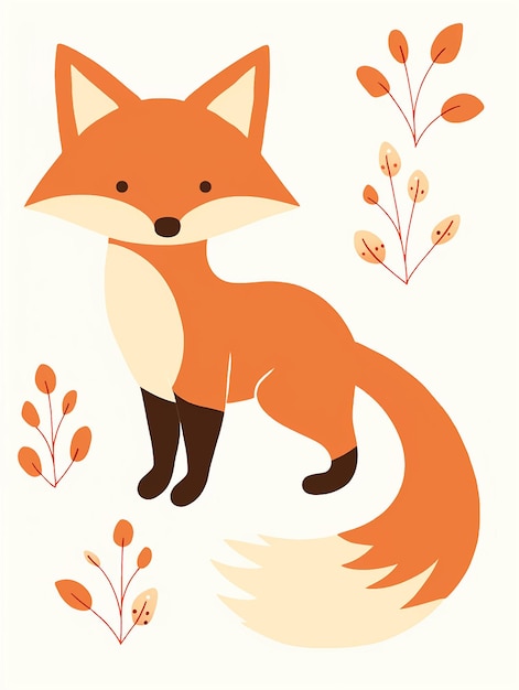 Fox little fox Ginger playful wildlife Forest