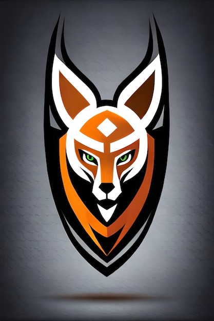 Foto fox mascotte logo spel