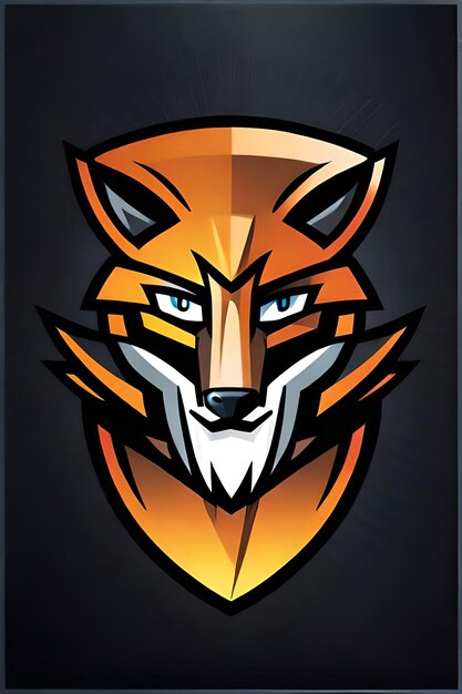 Foto fox mascotte logo spel