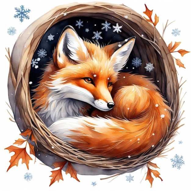 Fox's Winter Retreat