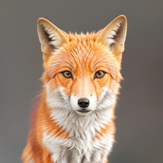 fox sitting ai generated