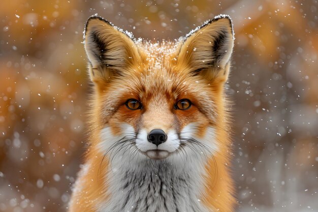 Fox in the Snow Generative AI