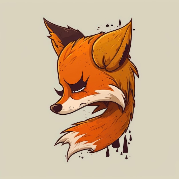 A fox with a big nose and a big nose.