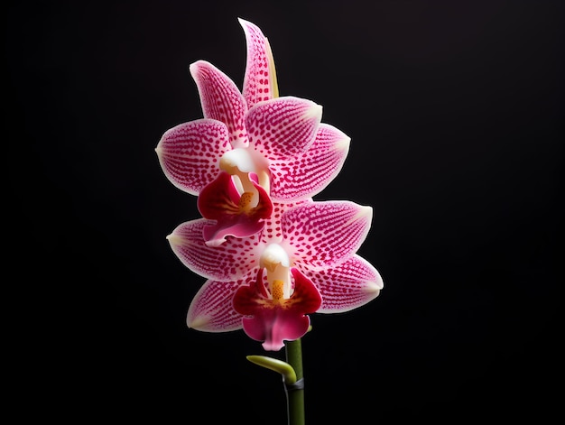 Foxtail Orchid flower in studio background single Foxtail orchid flower Beautiful flower images