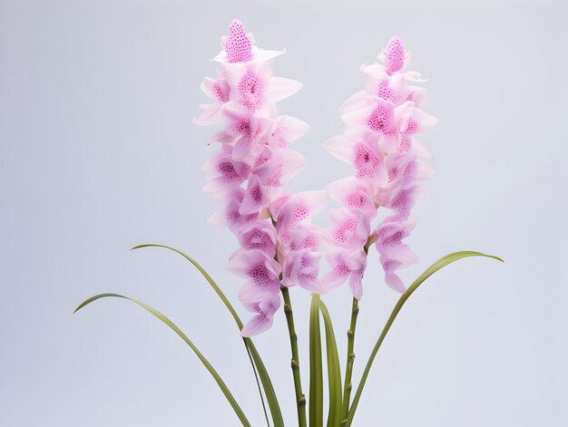 Photo foxtail orchid flower in studio background single foxtail orchid flower beautiful flower images