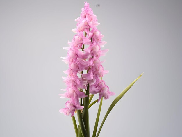 Photo foxtail orchid flower in studio background single foxtail orchid flower beautiful flower images