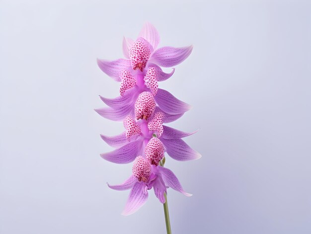 Photo foxtail orchid flower in studio background single foxtail orchid flower beautiful flower images