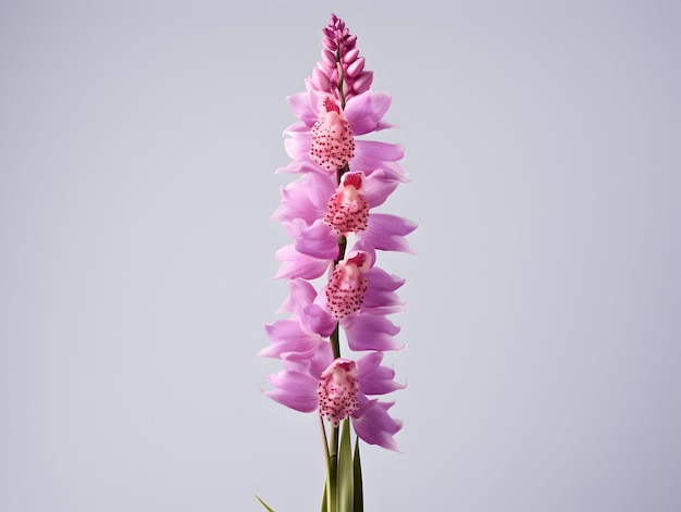 Photo foxtail orchid flower in studio background single foxtail orchid flower beautiful flower images