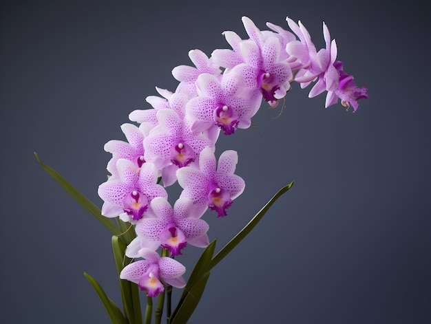 Foxtail Orchid flower in studio background single Foxtail orchid flower Beautiful flower images