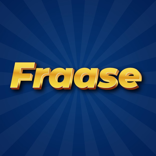 Fraase テキスト効果 ゴールド JPG 魅力的な背景カード写真