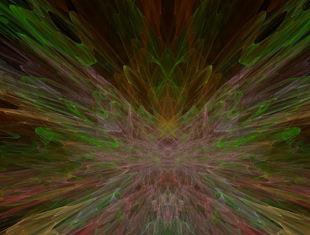 Fractal abstracte achtergrond, psychedelisch effect