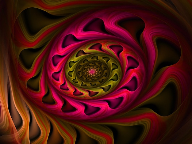 Fractal art background for creative design