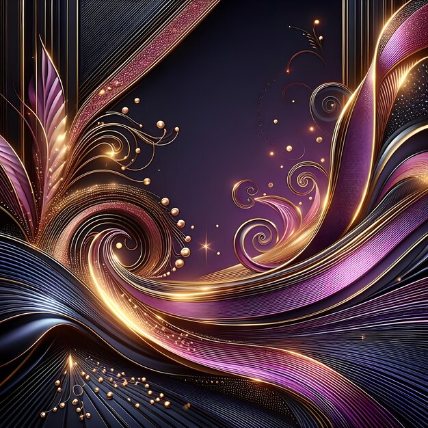 Fractal art creative graphic design