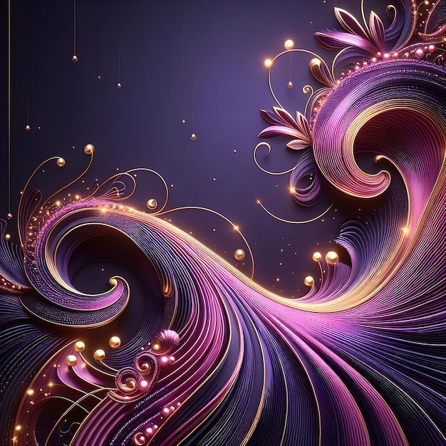 Fractal art creative graphic design