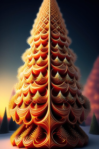 Fractal Christmas tree