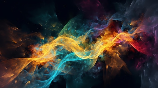 Fractal kunst universum achtergrond
