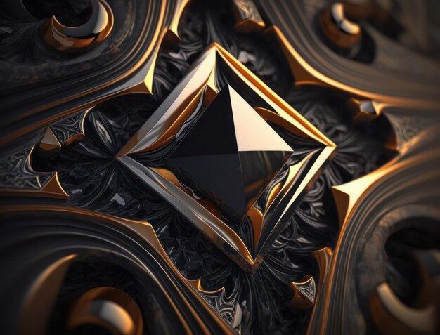 Premium AI Image | Fractal mandala Sacred geometry background created