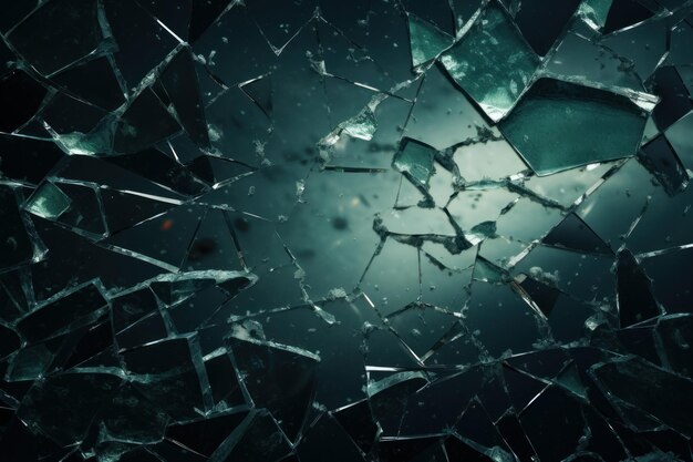 Fragile Broken glass mockup Window texture Generate Ai