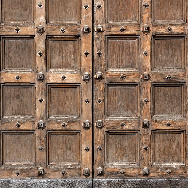 fragment of an ancient door
