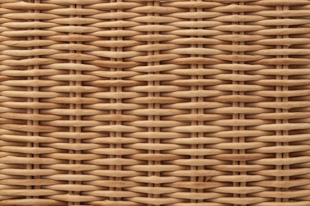 Photo a fragment of a basket made of willow twigs or garden furniture texture