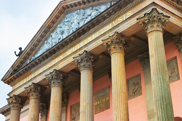 Photo fragment of berlin state opera at berlin, germany