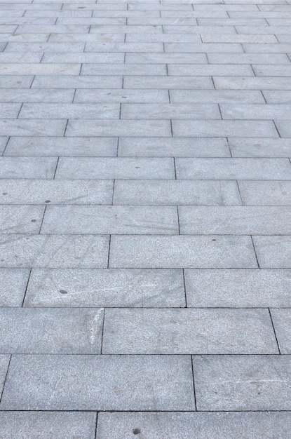 Fragment van het plein geplaveid van een groot granieten tegels